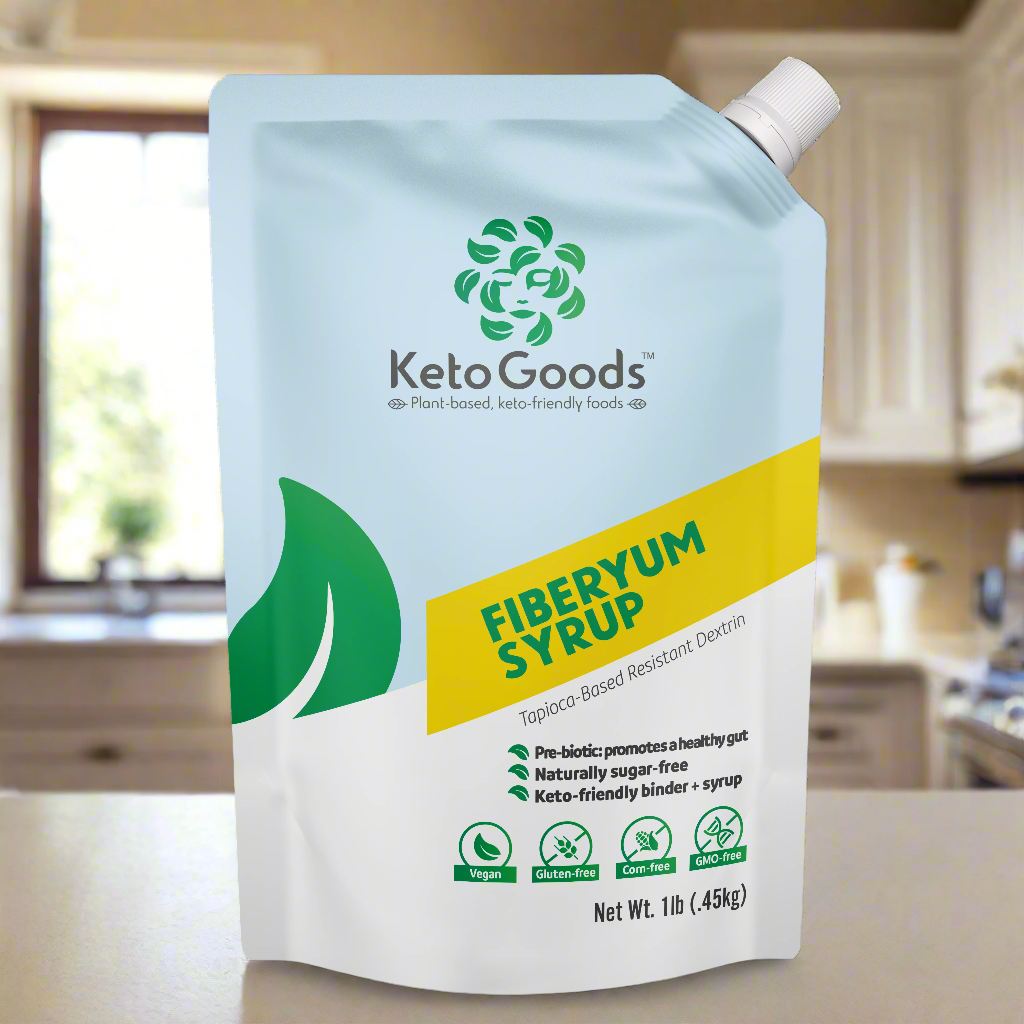 FY-RD-L-16 FiberYum tapioca based resistant dextrin prebiotic soluble tapioca fiber syrup 1lb front packaging #FY-RD-L-16